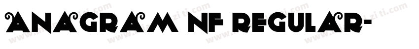 Anagram NF Regular字体转换